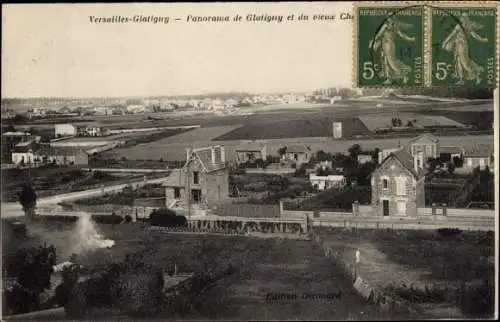 Ak Versailles Yvelines, Panorama de Glatigny