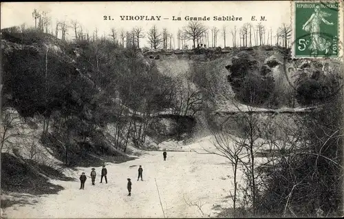 Ak Viroflay Yvelines, La Grande Sabliere