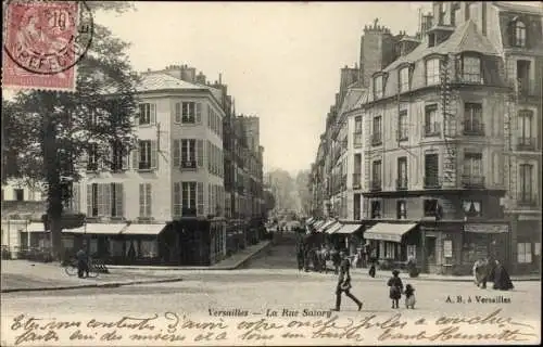 Ak Versailles Yvelines, La Rue Satory