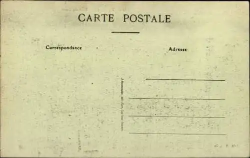 Ak Coincy Aisne, Rue du Pont