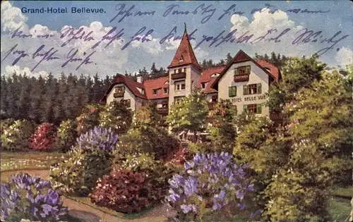 Ak Bad Wörishofen im Unterallgäu ?, Grand Hotel Bellevue