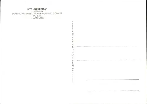 Ak MTS Neverita, Deutsche Shell Tanker GmbH