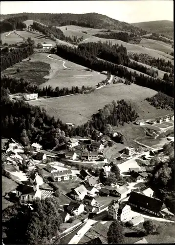 Ak Kreuzthal Buchenberg im Oberallgäu, Ort mit Umgebung, Fliegeraufnahme