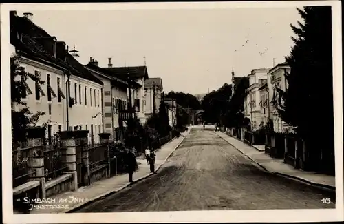 Foto Ak Simbach am Inn Niederbayern, Innstraße