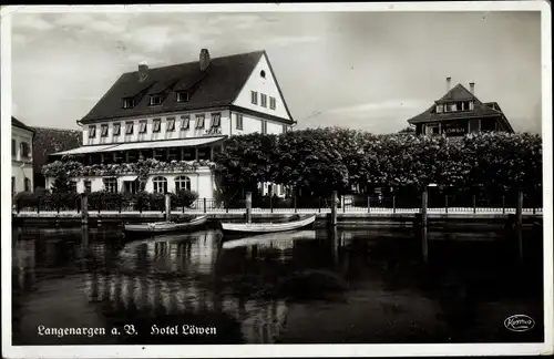 Ak Langenargen Baden Württemberg, Hotel Löwen