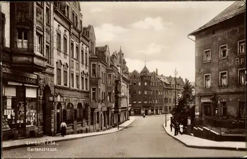Ak Limbach Oberfrohna Sachsen, Gartenstraße, Apotheke
