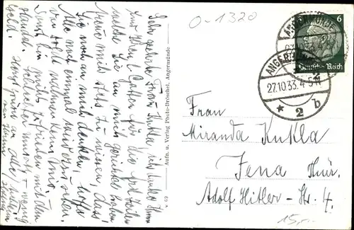 Ak Angermünde in der Uckermark, Stadtheide, Forsthaus