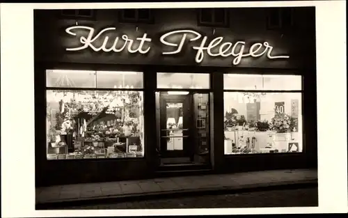 Foto Ak Alfeld an der Leine, Handlung von Kurt Pfleger, Schaufenster