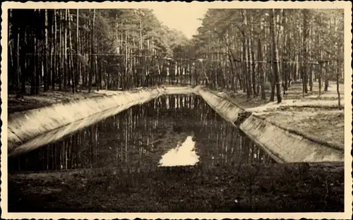 Foto Ak Naderkau Kemberg in der Dübener Heide, Teich