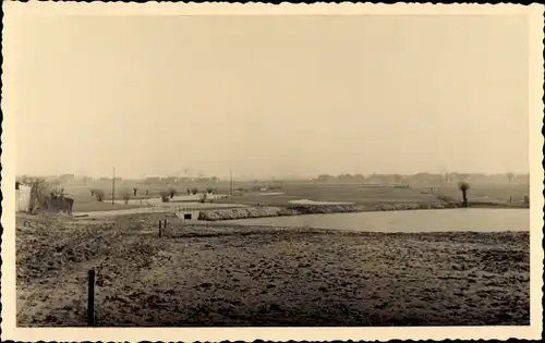 Foto Ak Prühlitz Hohndorf Zahna Elster Kreis Wittenberg, Straßenbau