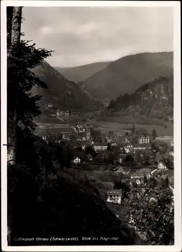 Ak Hirsau Calw im Schwarzwald, Blick ins Nagoldtal, Ort mit Umgebung