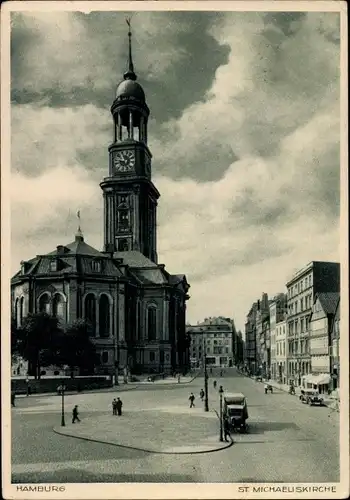 Ak Hamburg Mitte Altstadt, St. Michaeliskirche