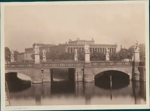 Foto Berlin Mitte, 1881, Schlossbrücke
