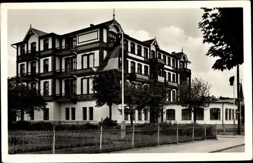 Ak Ostseebad Ahlbeck Heringsdorf auf Usedom, FDGB Erholungsheim Kurt Bürger I