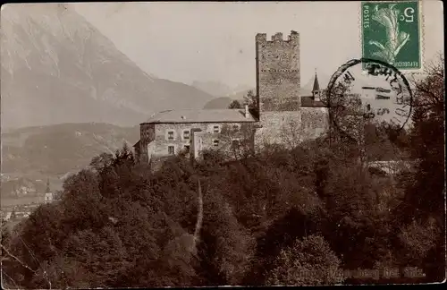 Foto Ak  Silz in Tirol, Schloss Petersberg, Burg