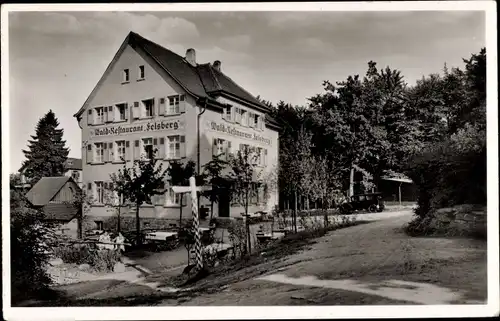 Ak Felsberg Seeheim Jugenheim an der Bergstraße, Waldrestaurant auf dem Felsberg