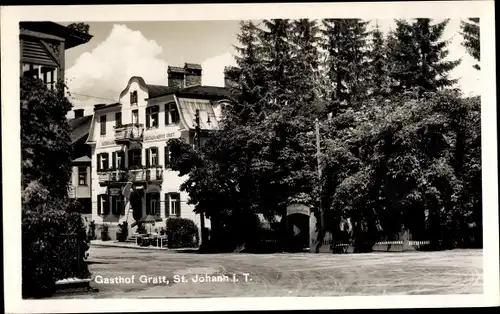 Ak Sankt Johann in Tirol, Gasthof Gratt