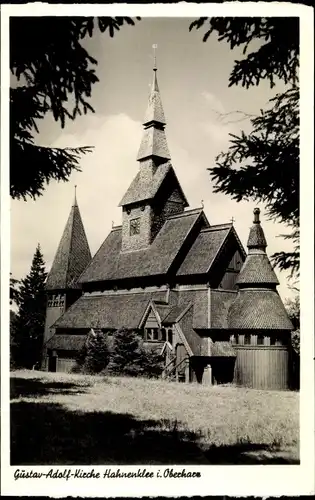 Ak Hahnenklee Goslar Oberharz, Nordische Kirche