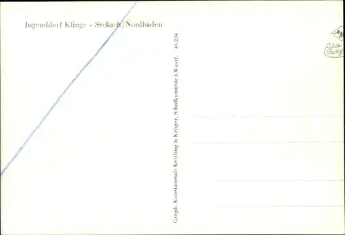 Ak Seckach in Baden, Jugenddorf Klinge, St. Raphael