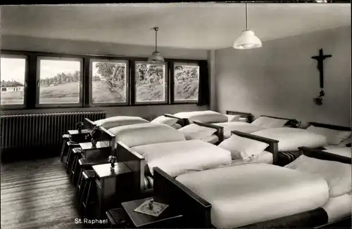 Ak Seckach in Baden, Jugenddorf Klinge, St. Raphael, Schlafraum