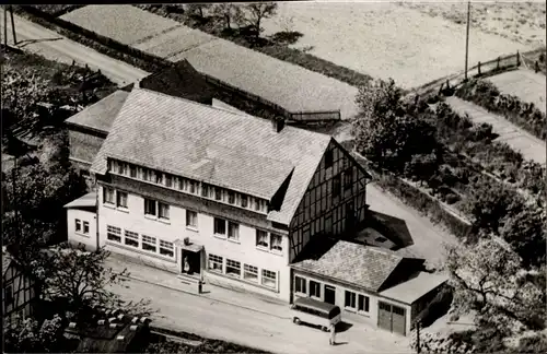 Ak Hesselbach Oberzent im Odenwald, Gasthof Marburger, Luftbild