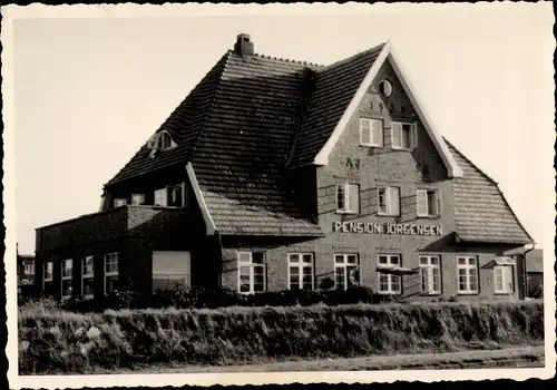 Foto Ak Insel Sylt in Nordfriesland, Pension Jörgensen