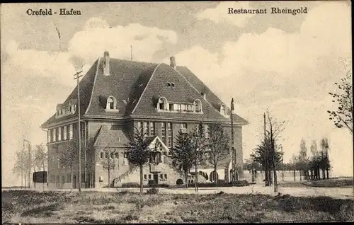 Ak Krefeld am Niederrhein, Restaurant Rheingold