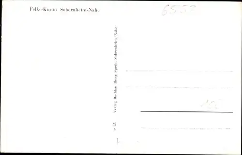 Ak Bad Sobernheim an der Nahe, Geschäft Speth, Straßenpartie