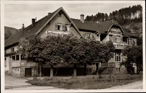 Ak Hilpertsau Gernsbach im Murgtal Schwarzwald, Gasthaus zum grünen Hof