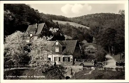 Ak Jugenheim an der Bergstrasse Hessen, Café Waldfrieden