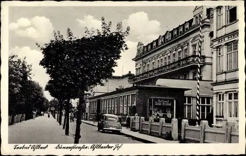 Ak Ostseebad Ahlbeck Heringsdorf Usedom, Dünenstraße, Ahlbecker Hof, Hotel am Meer