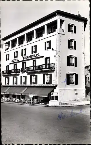 Ak Hendaye Pyrénées-Atlantiques, Hotel Terminus