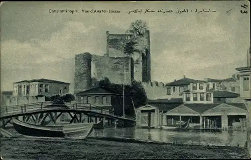 Ak Konstantinopel Istanbul Türkei, Vue d'Anatol Hissar