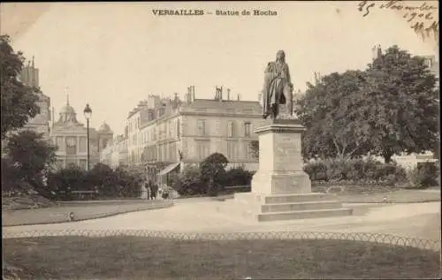 Ak Versailles Yvelines, Statue de Hoche