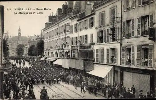 Ak Versailles Yvelines, Revue Hoche, La Musique du Ier Genie