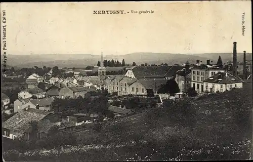 Ak Xertigny Vosges, Vue generale