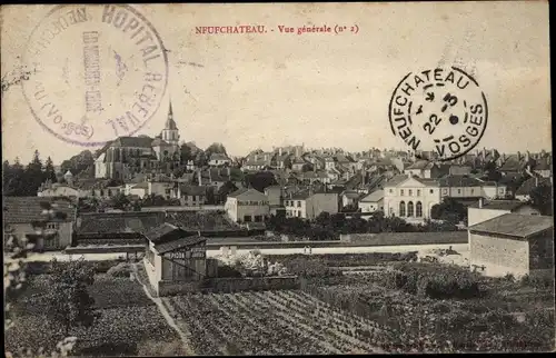 Ak Neufchâteau Lothringen Vosges, Vue generale
