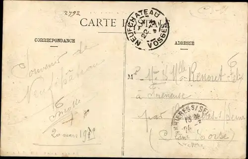 Ak Neufchâteau Lothringen Vosges, Vue generale