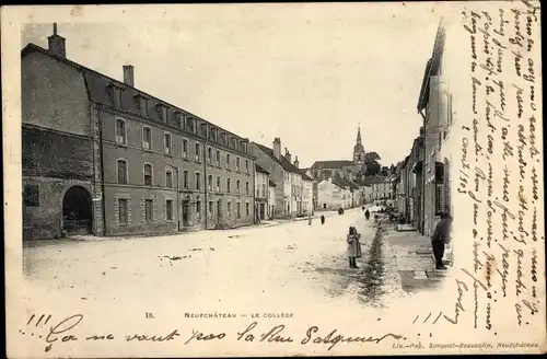 Ak Neufchâteau Lothringen Vosges, Le College