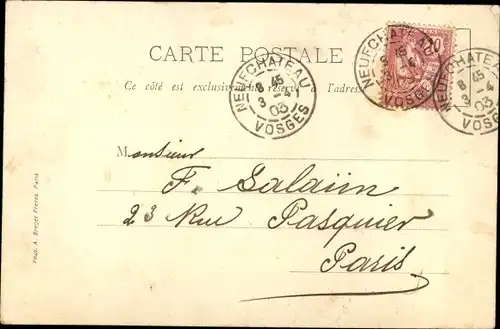 Ak Neufchâteau Lothringen Vosges, Le College