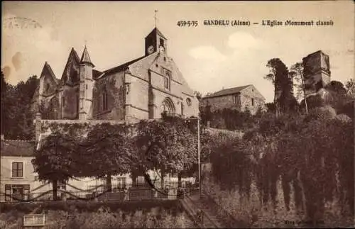 Ak Gandelu Aisne, L'Eglise