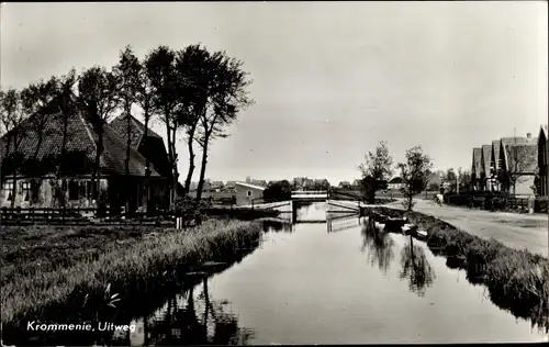 Ak Krommenie Zaanstad Nordholland Niederlande, Uitweg