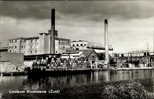 Ak Krommenie Nordholland, Linoleum Fabriek Zuid