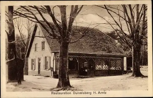 Ak Berg en Dal Gelderland, Restauration Duivelsberg