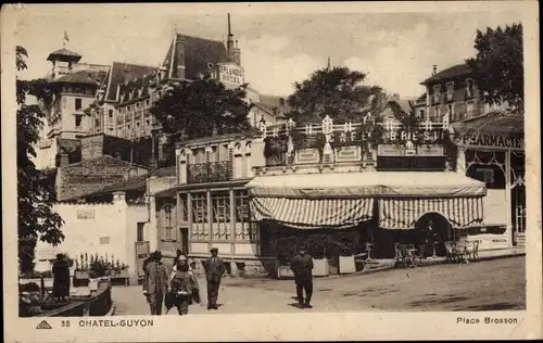 Ak Châtel Guyon Puy de Dôme, Place Brosson