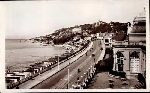 Ak Le Havre Seine Maritime, Le Boulevard Albert Ier, Le Cap de la Heve