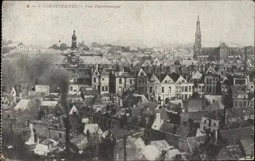 Ak Valenciennes Nord, Vue Panoramique