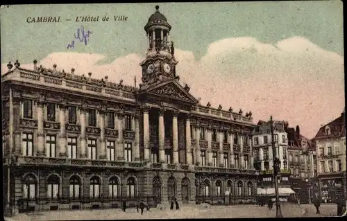 Ak Cambrai Nord, L'Hotel de Ville