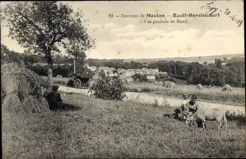 Ak Rueil Seraincourt Val d´Oise, Vue generale