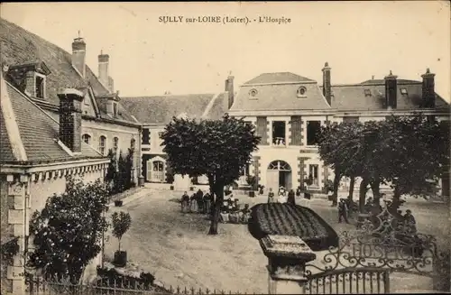 Ak Sully sur Loire Loiret, L'Hospice